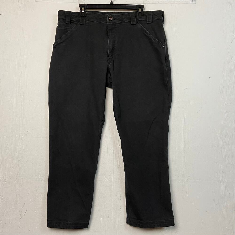 Duluth Men's Flex Fire Hose HD Black Standard Fit Pants Size 40x30 Work Wear